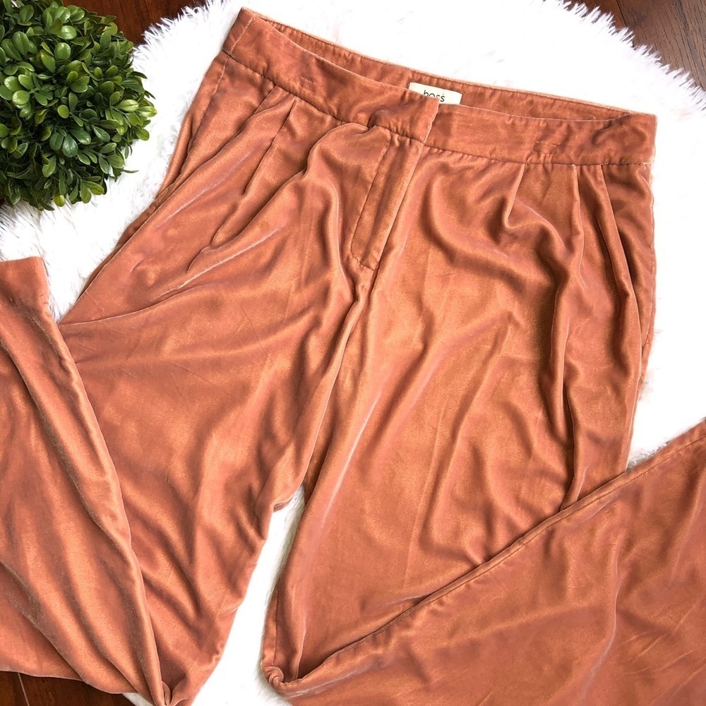 HOSS Intropia Velvet High Waisted Pants